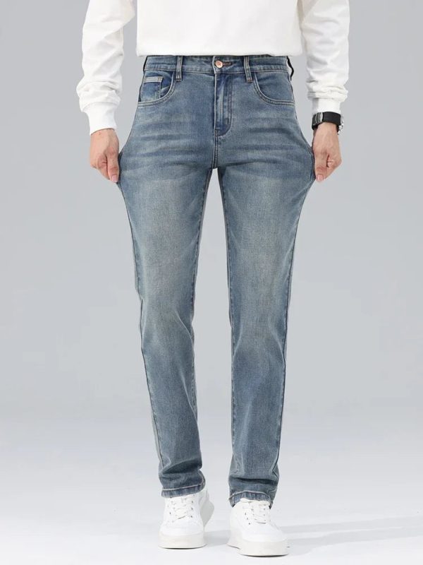 Street Style Classic Straight Leg Jeans HVNHD9