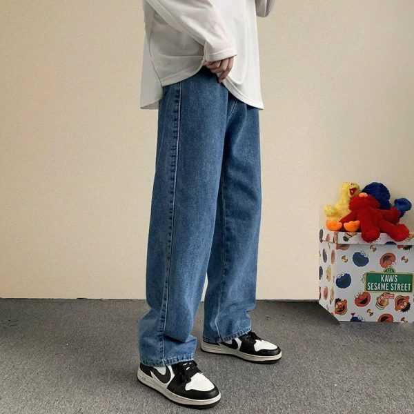 Hip Hop Street Style Baggy Wide Leg Jeans HVNHD14