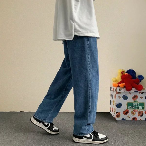 Hip Hop Street Style Baggy Wide Leg Jeans HVNHD14