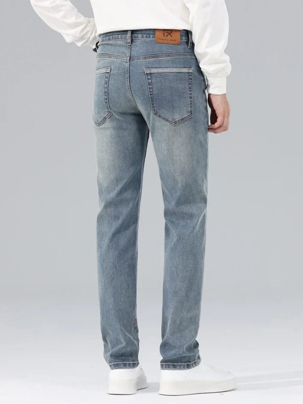 Street Style Classic Straight Leg Jeans HVNHD9