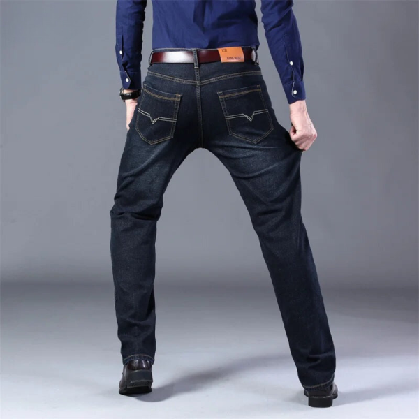 Men’S Straight Leg Stretch Jeans Office Jeans HVNHD16