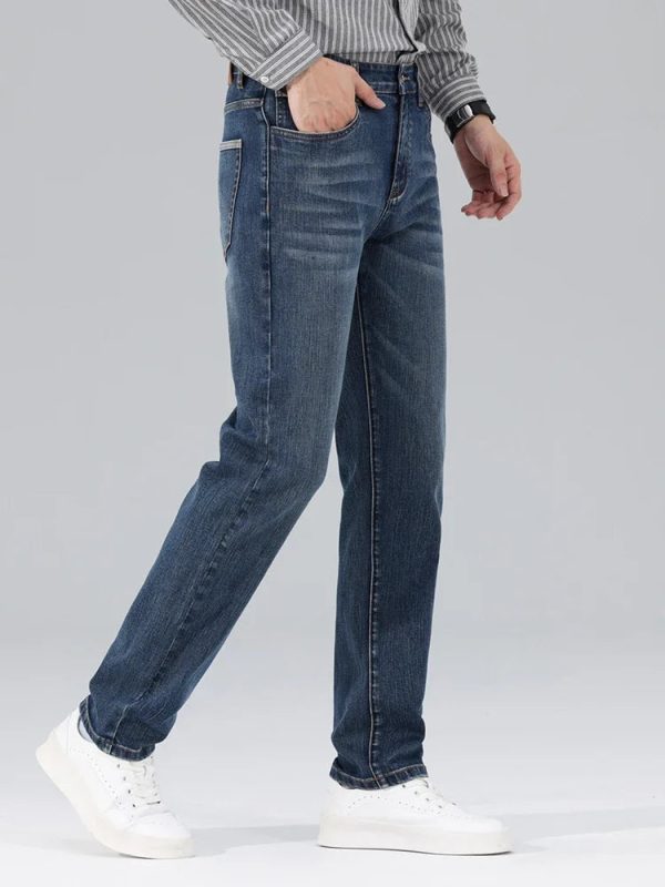 Street Style Classic Straight Leg Jeans HVNHD9