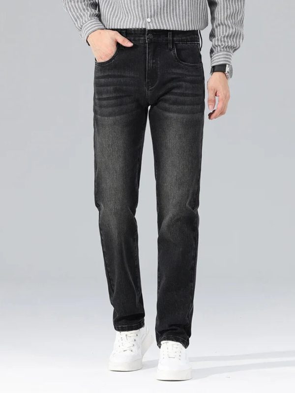 Street Style Classic Straight Leg Jeans HVNHD9