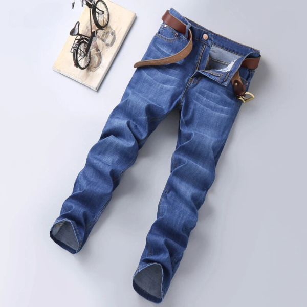 Men’S Straight Leg Stretch Jeans Office Jeans HVNHD16