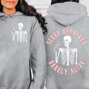 sleep deprived barely alive hoodie mama hoodie mom gifts gift for mom funny hoodie for mom coffee lover gift for coffee lover 4 xGo2G