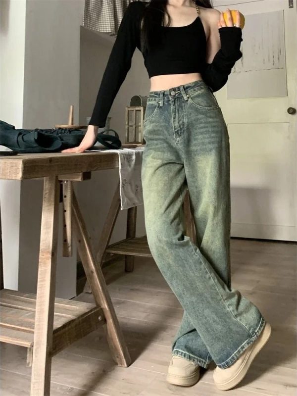 Y2k Baggy Wide Leg Jeans Women