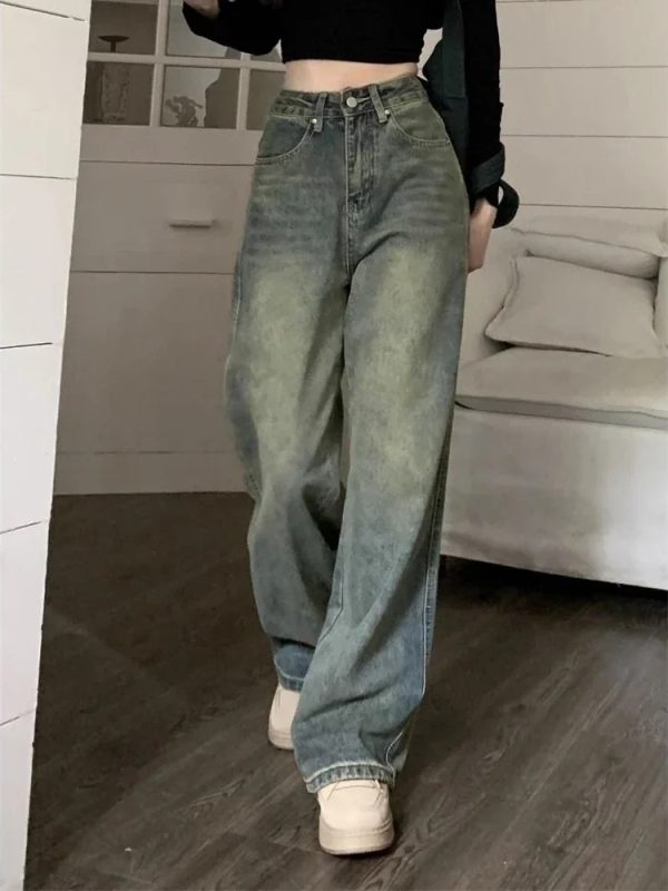 Y2k Baggy Wide Leg Jeans Women