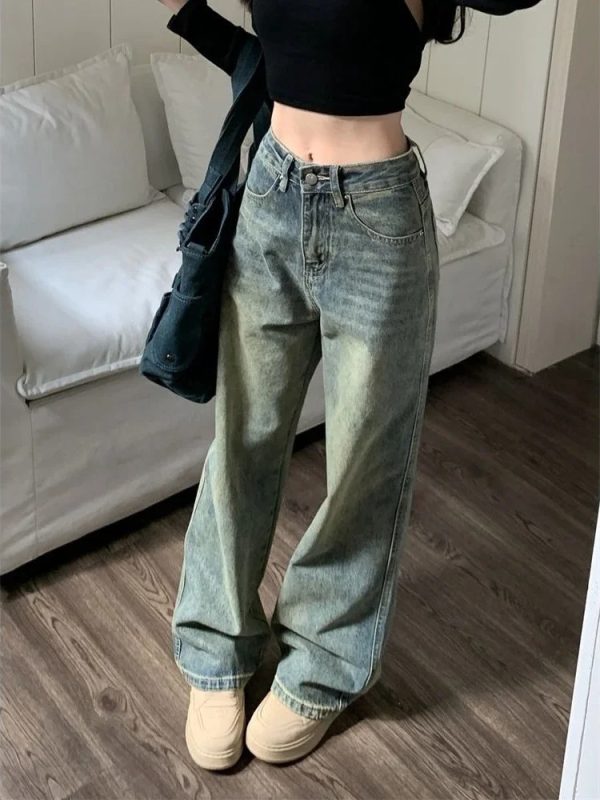 Y2k Baggy Wide Leg Jeans Women