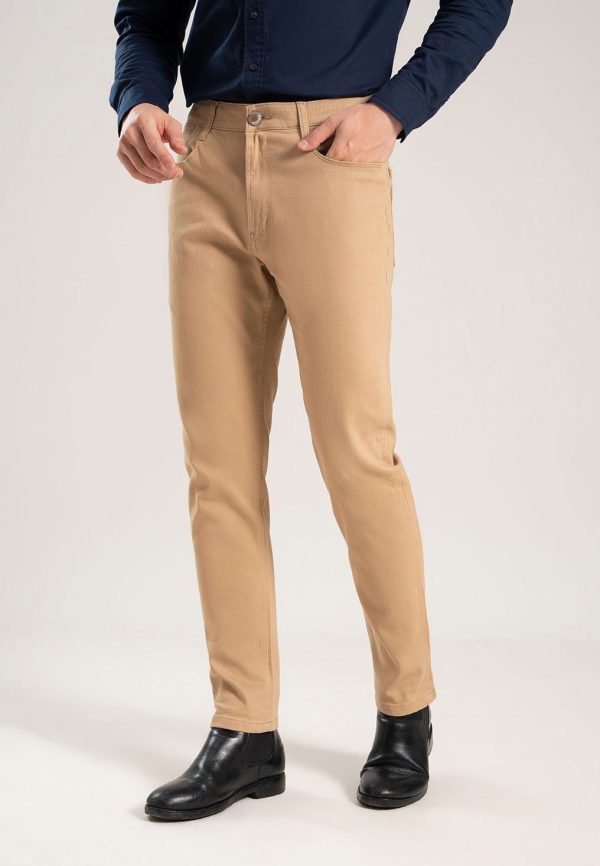 Men’s Slim Straight Fit Kaki Pants HVNGVN36