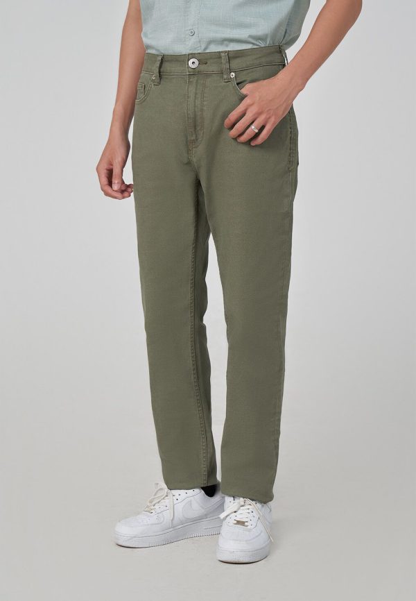 Men’s Straight Fit Kaki Pants HVNGVN9