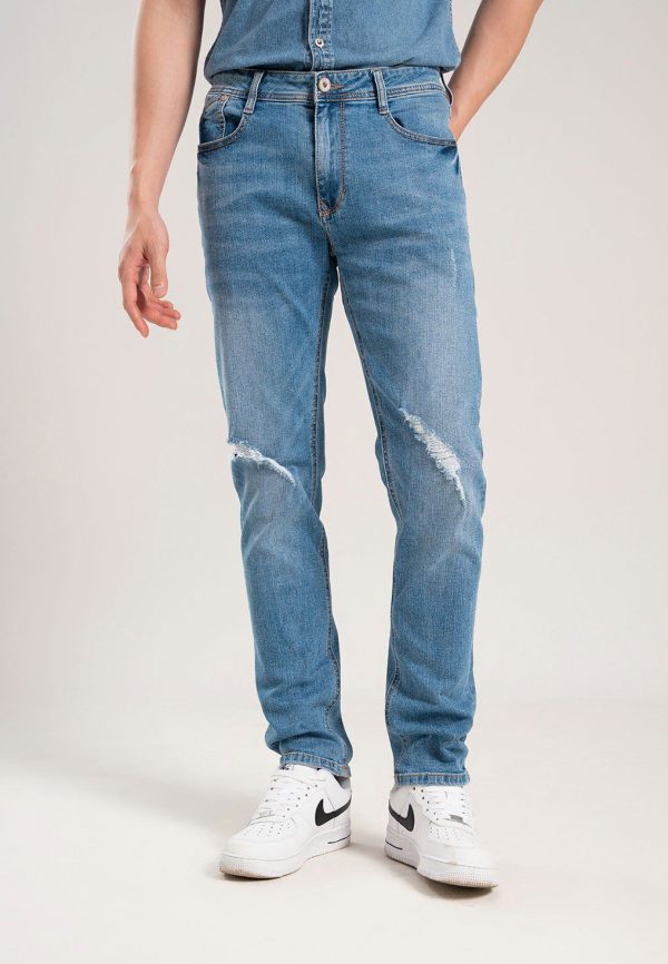 Men’s Ripped Regular Fit Jeans HVNGVN38