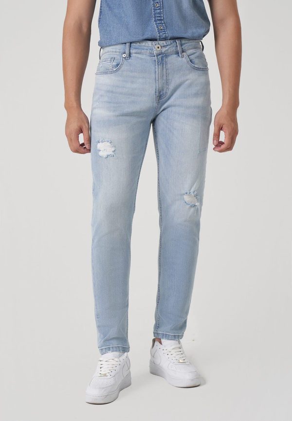 Men’s Ripped Slim Fit Jeans HVNGVN3