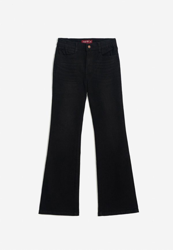 Women’s Black Flared Jeans WHVNGVN58