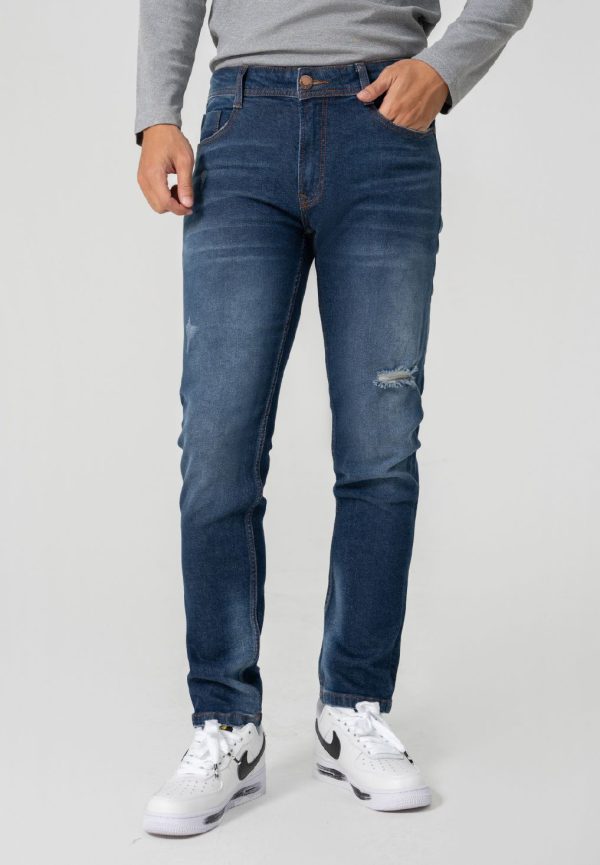 Men’s Ripped Slim Fit Jeans HVNGVN25