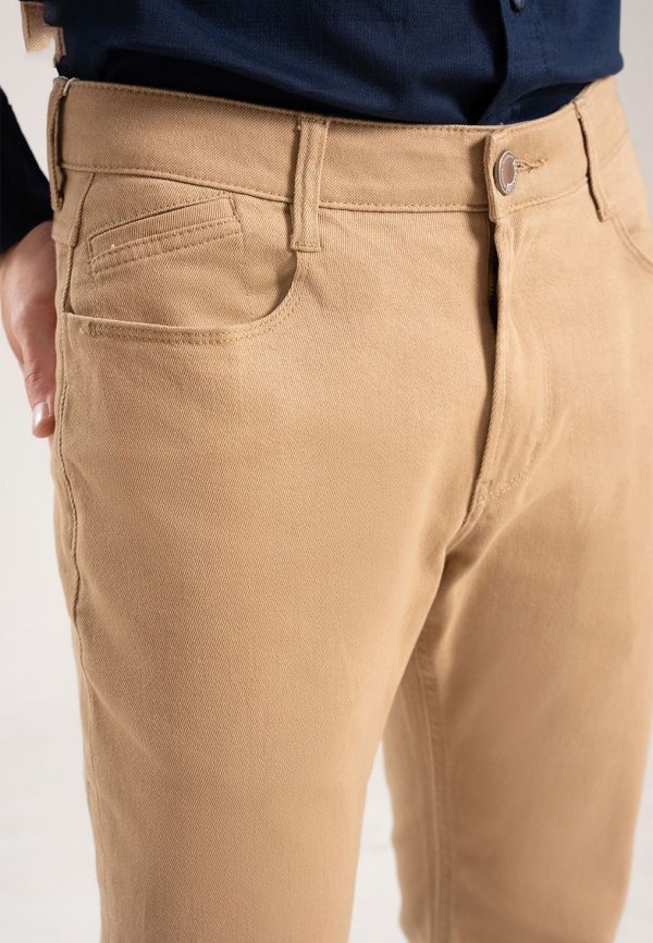 Men’s Slim Straight Fit Kaki Pants HVNGVN36