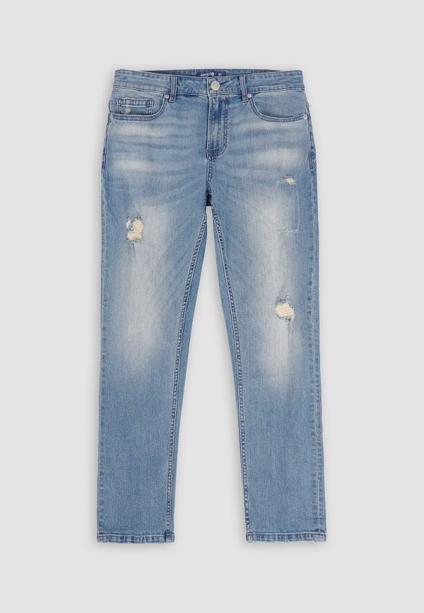 Men’s Ripped Slim Fit Jeans HVNGVN3