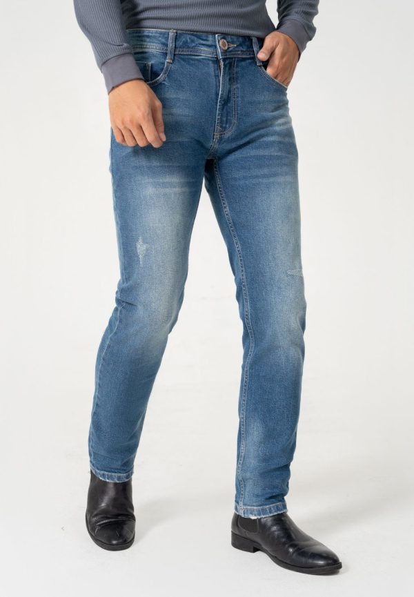 Men’s Ripped Slim Fit Jeans HVNGVN25