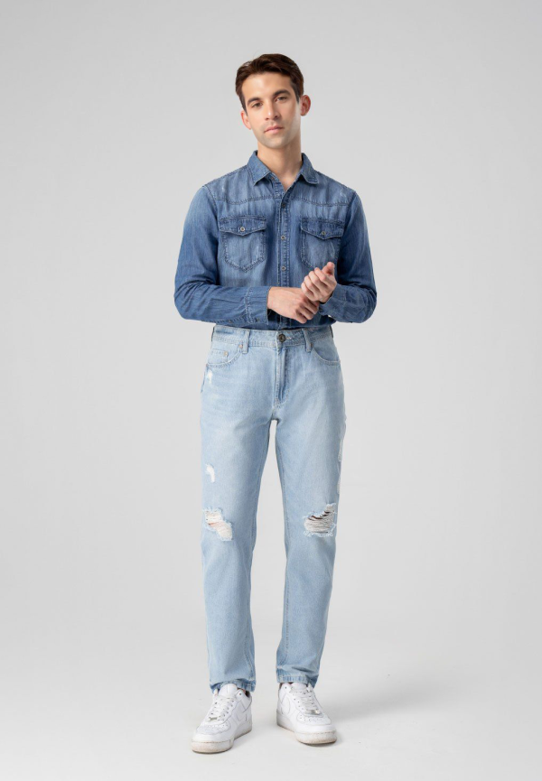 Men’s Ripped Baggy Jeans HVNGVN37