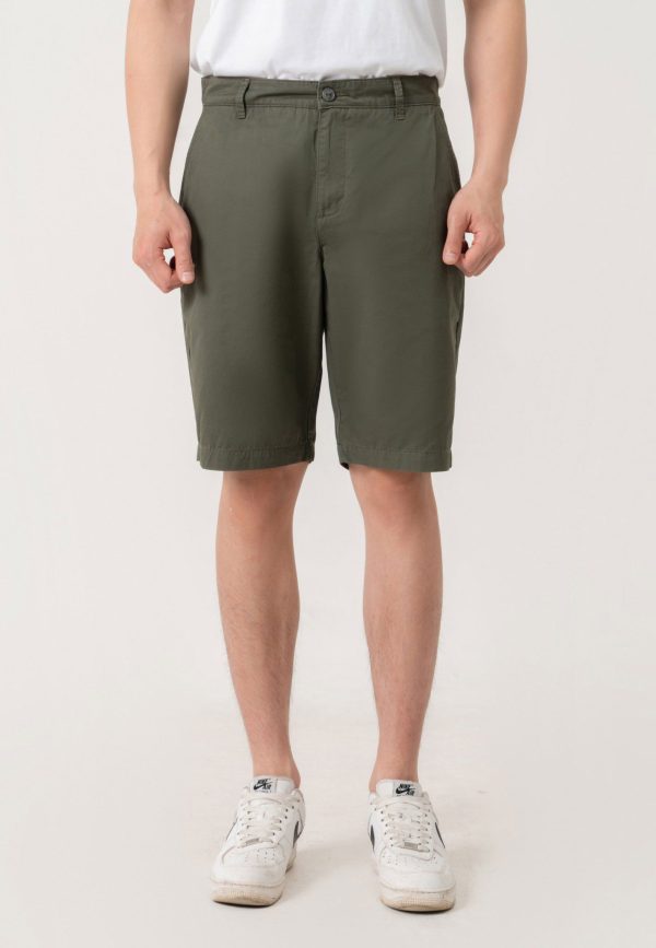 Men’s Straight Fit Khaki Shorts Pants SMHVNGVN13