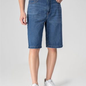 Men’s Straight Fit Short Jeans SMHVNGVN4