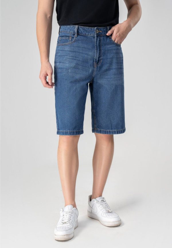 Men’s Straight Fit Short Jeans SMHVNGVN4