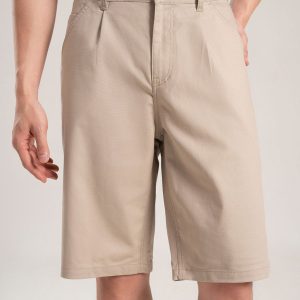 Men’s Straight Fit Khaki Shorts Pants SMHVNGVN14