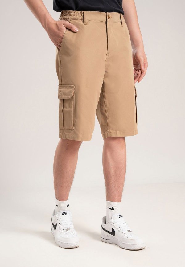 Men’s Straight Fit Khaki Shorts Pants SMHVNGVN6