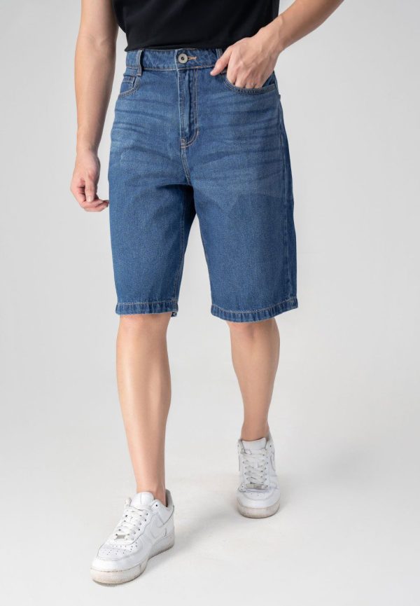 Men’s Straight Fit Short Jeans SMHVNGVN4