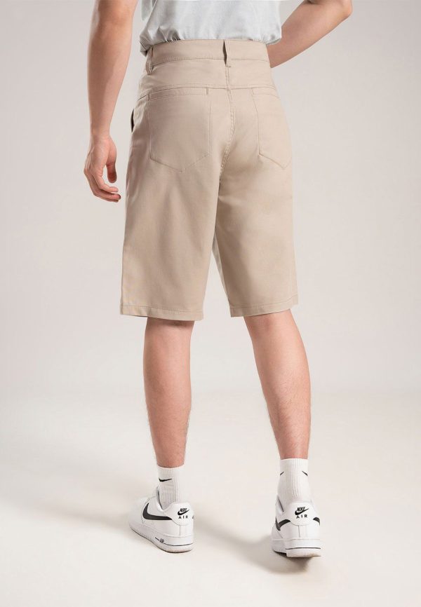 Men’s Straight Fit Khaki Shorts Pants SMHVNGVN14