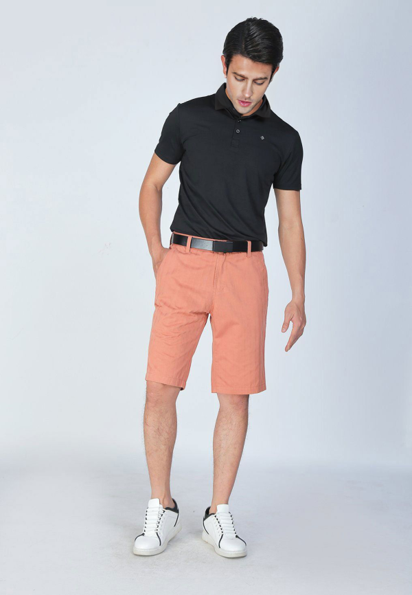 Men’s Straight Fit Khaki Shorts Pants SMHVNGVN2