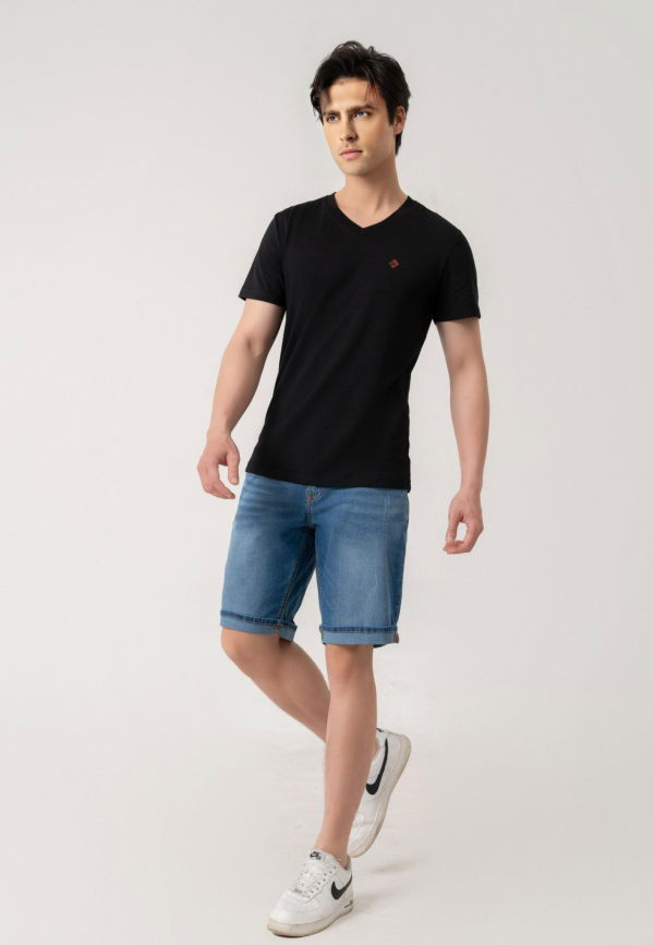 Men’s Straight Fit Short Jeans SMHVNGVN12