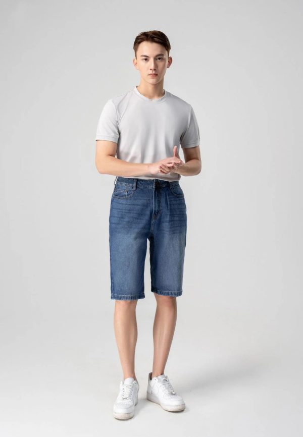 Men’s Straight Fit Short Jeans SMHVNGVN4