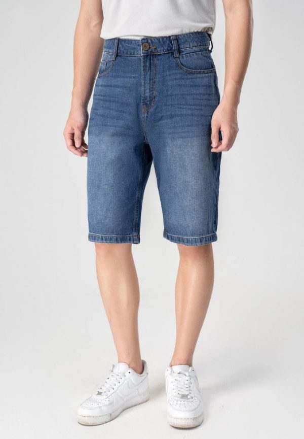 Men’s Straight Fit Short Jeans SMHVNGVN4