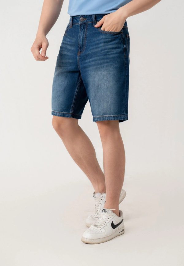 Men’s Straight Fit Short Jeans SMHVNGVN9