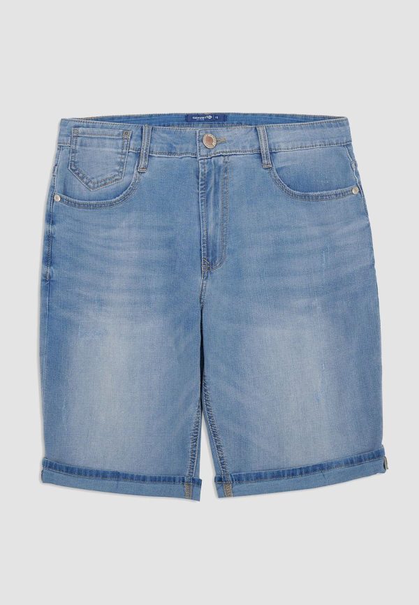 Men’s Straight Fit Short Jeans SMHVNGVN12