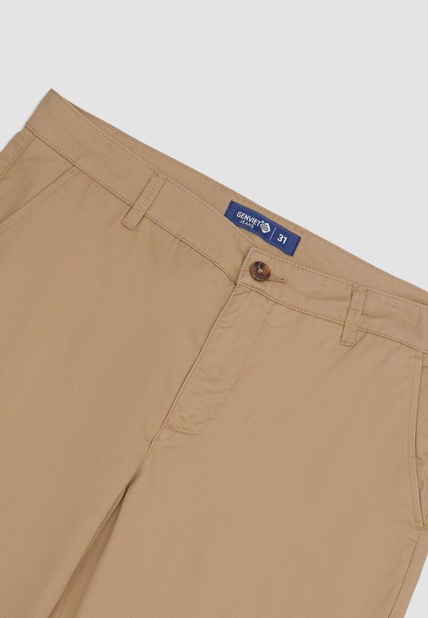 Men’s Straight Fit Khaki Shorts Pants SMHVNGVN13