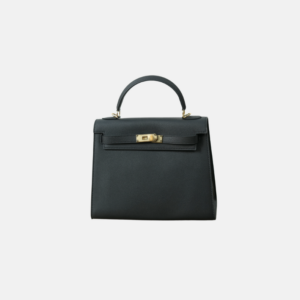 Kelly 28 Epsom cowhide Handbag With Silver Buckle for Women